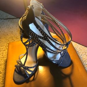 Brand new Dark Grey Strap Heels